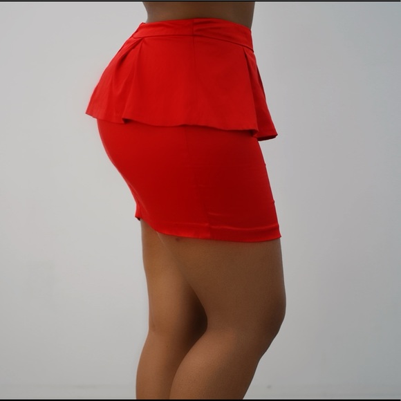 Charlotte Russe Dresses & Skirts - Red Pencil Skirt